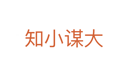 知小谋大