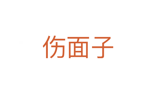 伤面子