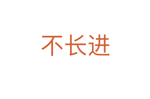 不长进