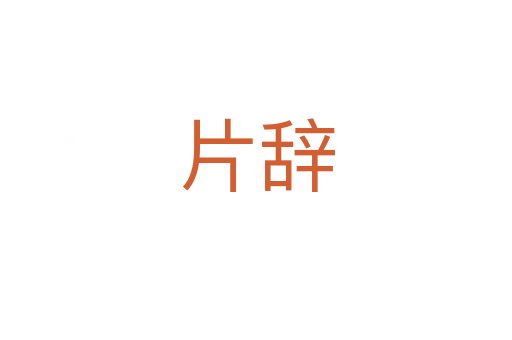 片辞