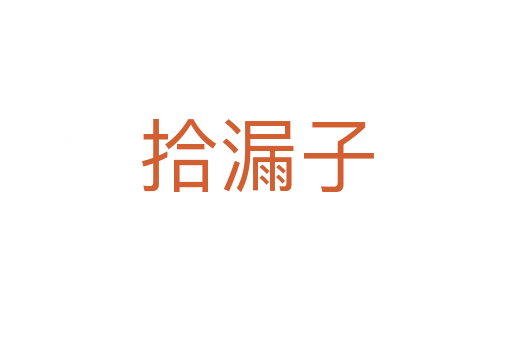 拾漏子