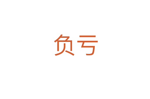 负亏