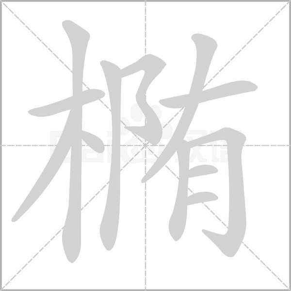 椭的笔顺动画演示